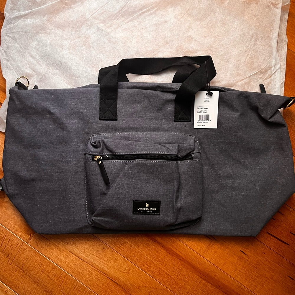 NWT London Fog Duffel Bag